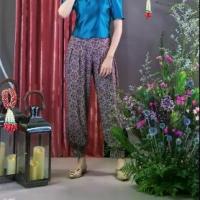 ราคา 88 vintage กางเกงผ้าไทยกางเกงขายาว กางเกงผู้หญิง Carisa กางเกงใส่สบาย กางเกงลายไทย [5532B] (1733861269441643587)