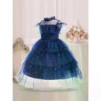ราคา Girls' Sparkling Star Sequin Princess Party Dress - Sleeveless Knee-Length Tulle Tutu with Flared Skirt, Round Neck Formal Gown for Birthday Parties, Piano Recitals & Special Occ (1734038074544588697)