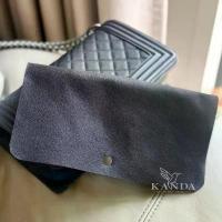 ราคา ผ้ารองกระเป๋า สำหรับ Chanel นุ่ม ถนอมกระเป๋า กันรอยกดทับ แบรนด์ kanda bag in bag thailand (1734383708599256894)