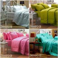 ราคา ผ้าปูที่นอน / ผ้านวม Silk Shine by Jessica (100%Cotton) กันไรฝุ่น (1733964241465869703)