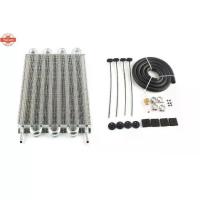 ราคา ออยล์เกียร์ ออยล์คูลเลอร์ แslim แผงอลู Car 6-8 Row Oil Cooler Kit Auto-Manual Radiator Converter ชุดออยคูลเลอร์น้ำมันเก (1734393038161544717)