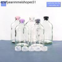 ราคา (10ขวด) ขวดแก้วยาฉีด 100ml กลมใส +จุกยาง+ ฝาล๊อคใส (IR) ขวดแก้วเปล่า ใส่ น้ำหอม Diffuser น้ำยาเคมี (1734274256602695314)