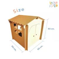 ราคา 【​5000+ คนซื้อแบรนด์นี้แล้ว】 KAFBOKIDDO Play house บ้านกระดาษเด็ก บ้านของเล่น บ้านเด็ก ของเล่นเด็ก ของเล่นกระดาษ กระดาษลูกฟูก บ้านกระดาษระบายสี (1733527924401079513)