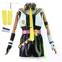 ราคา Kagamine Rin and Len Bell Cosplay Costume Set, Kagamine Rin and Meowth Runaway Collaboration Cosplay Role Play Costume Full Set (1733511328847529222)