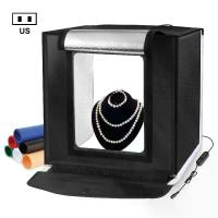 ราคา PULUZ 40cm Folding Portable White Light Dimmable Photo Lighting Studio Shooting Tent Box Kit with 6 Colors Backdrops (1729616014471891805)