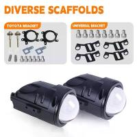 ราคา เลนส์ฉายไฟตัดหมอก LED คู่ 2.0 นิ้ว เหมาะสำหรับ Toyota Corolla Cross/Camry/Milex/Highlander/Fortuner PTF ไฟตัดหมอกดัดแปลง 100W (1732502163248481469)