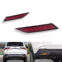 ราคา Toyota Yaris Cross 2023 2024 2 ชิ้น 12V ไฟกันชนหลัง LED พร้อมฟังก์ชั่น 3-in-1 รวมไฟเบรคด้านหลังและไฟเลี้ยว (1734290380373198211)