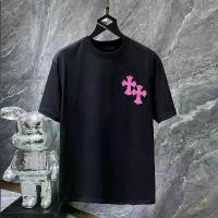 ราคา Chrome Hearts Unisex T-Shirt With Cross Stitch Pattern s (1734273715300566318)
