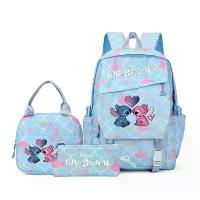 ราคา ชุดกระเป๋าเป้พิมพ์ลายอนิเมะ Lilo & Stitch พร้อมกระเป๋าใส่ข้าวกลางวันและกระเป๋าดินสอ ความจุมาก น้ำหนักเบา และระบายอากาศ เหมาะสำหรับกิจกรรมกลางแจ้ง สไตล์กระเป๋าเป้สะพายหลัง (1732662897271146336)
