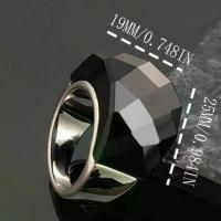ราคา Fashionable Steel-Colored 316 Stainless Steel Women'S Ring with Black Glass Geometric Design, Cute And Elegant, Suitable for Women. A Titanium Steel Gift for Mother'S Day, Featur (1734064013617956291)