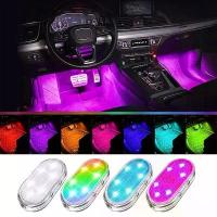 ราคา ไฟ LED ไร้สายสำหรับภายในรถยนต์, ไฟ LED ภายในรถยนต์, ไฟเนออนสำหรับรถยนต์ที่ชาร์จ USB (1734382058949543613)