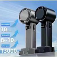 ราคา ใหม่ล่าสุด พัดลมเทอร์โบแบบพกพาขนาดเล็ก พัดลมพกพาแบบชาร์จ USB พัดลมพกพาขนาดเล็ก100สปีด แบตเตอรี่4800mAh (1734443910957139102)