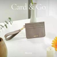 ราคา จัดส่งถึงบ้าน Card & Go กระเป๋าบัตร ที่ใส่บัตร หนังวัวแท้ กระเป๋าบัตร และเงินสด มีสาย MONOMEBKK (1733496237852296607)