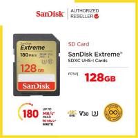 ราคา SanDisk Extreme SD Card 128GB Speed 180MB/s เขียน 90MB/s (SDSDXVA-128G-GNCIN) เมมโมรี่ การ์ด แซนดิส ประกัน Lifetime Synnex (1729431577243650902)