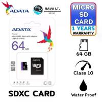 ราคา ADATA MICRO SD CARD เมมโมรี่การ์ด 64 GB รับประกัน 1 ปี (1730048594659674256)