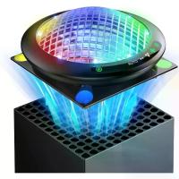 ราคา Auto Cooling System Fan Speed Adjustable by Temperature for Xbox Series X Console with 11 RGB Lights, , 3 Speed, USB Port-UFO Cooling Fan (1733728784820307650)