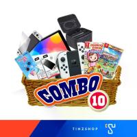 ราคา Combo #10 ชุดเกมพร้อมเล่น Tinzshop Nintendo Switch OLED + กันรอย + เคสใส + ครอบปุ่ม + กระเป๋า + แผ่นเกม Overcooked + Cooking Mama (1730983399320029640)