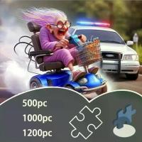 ราคา Smart Watch 500/1000/1200 Pieces Adult and Family Puzzle - Large Challenging Puzzle Game, Made of Durable Plastic Pieces, 3D Racing Car, Scooter, and Shopping Cart Design for Wom (1733908286866294331)