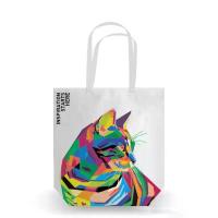 ราคา Bundanjai (กระเป๋า) CPA-กระเป๋ากระสอบสาน : Cat Pop Art PP Woven Tote bag/WH-43Wx45Hx15S cm. จัดส่งจากกทม (1733026067978618115)