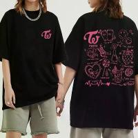 ราคา เสื้อยืดพิมพ์ลายอัลบั้ม K-Pop เกาหลี Twice ผู้หญิง เสื้อยืดผู้หญิงสไตล์ฮาราจูกุ เสื้อยืดผู้หญิงสไตล์ออลจัง เสื้อยืดผู้หญิงสไตล์ Kawaii 90s เสื้อยืด K-Pop (1734282914849457944)