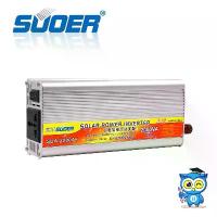 ราคา SUOER อินเวอร์เตอร์ Inverter ขนาด 12V2000VA (750W) แปลงไฟแบตเตอรี่ DC 12V เป็น AC 220V Model: SUA-2000AF (1734323955149079915)