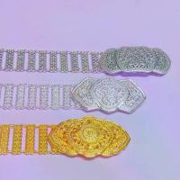 ราคา Vintage Jewelryเข็มขัดใส่กับชุดไทย เข็มขัดสีดำสีทอง เอว 39นิ้ว (1734413940284098021)