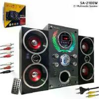 ราคา [COD] [Tiktok]MUSIC D.J. ลำโพงซัพวูฟเฟอร์ Blue tooth /USB/FM รุ่น SA-2100W M-M9100A M-M9100B M-M9100C SA-1200 SA-1200T (1733238948366026713)