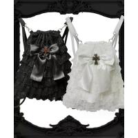 ราคา RAY Misa Misa bag ( black , white ) กระเป๋าสะพายหลัง ผ้าลูกไม้ สไตล์ญี่ปุ่น (1734315039560402458)