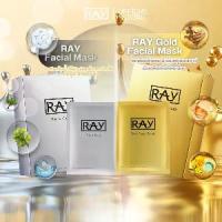 ราคา [COD] [Tiktok]RAY Gold Premium Facial Mask แผ่นมาส์กทองคำ ผิวสวยกระจ่างใส สำหรับทุกประเภทผิว (1734409534155753092)