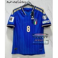 ราคา อิตาลีชุดเหย้า!!! เสื้อฟุตบอลทีมชาติอิตาลี ทีมเหย้า สีน้ำเงิน เกรดPlayer รายการ บอลโลก เกรดที่นักแข่งใส่ลงสนาม เนื้อผ้าสวยพิเศษ บางเบา ระบายอากาศได้ดี สกรีนชื่อนักฟุตบอลได้ โลโก้ (1733872518709085318)