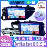 ราคา [4G LET+WIFI] วิทยุรถยนต์ Android 14 ขนาด 10.1 นิ้ว สำหรับ TOYOTA Hilux Revo 2015-2018 รองรับ Carplay ระบบนำทาง GPS อัตโนมัติ BT DSP DVD วิดีโอ 2 Din สเตอริโอเฮดยูนิต (1734337824749094636)