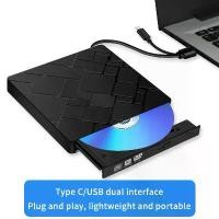 ราคา ไดรฟ์บลูเรย์ภายนอก Type‑C + USB 3.0 ความเร็วสูง สูงสุด 24x พร้อมเครื่องมือและอะแดปเตอร์สำหรับเขียน/บันทึก แผ่น DVD/CD แบบภายนอก อเนกประสงค์ รุ่น A3Y9 (1734085443776120176)