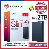 ราคา Seagate Hard Drive 2TB/1TB Backup Plus Slim External Hard Drive HDD USB 3.0 external hard disk 3 Year Warranty (1734134112543868532)