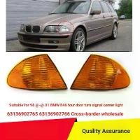 ราคา Flash Sale เหมาะสําหรับ 98-01 BMW E46 ไฟมุมไฟเลี้ยวสี่ประตู63136902765 63136902766** มอเตอร์ไซค์ SLO Suchen * (1733516161797358787)