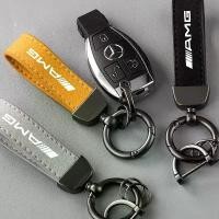 ราคา กระเป๋าสตางค์ผู้ชาย พวงกุญแจผู้หญิง พวงกุญแจรถยนต์หรูสำหรับ Mercedes Benz A B C E S ML GLK GLE GLS GLC SLK Class AMG อุปกรณ์เสริมพวงกุญแจ (1734254748477326446)