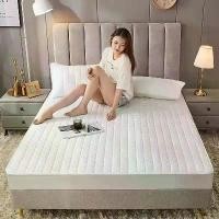 ราคา wooroom ผ้ารองกันเปื้อน topperแบบบาง รัดมุม 4 ด้าน กันไรฝุ่นกันลื่น ผ้าปูรองนอนเกรดโรงแรม Mattress Protector (1734022681256363184)