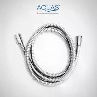 ราคา สายฝักบัว โลหะ คุณภาพสูง ความยาว 1.5 เมตร AQUAS Metal double interlocked Shower Hose m. (1732935242427041474)