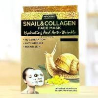 ราคา Haokali Snail & Collagen Face Mask Luxury Hydrating Treatment 10Sheets Bright, Smooth, and Soft Facial Mask Sheets from Premium Extracts. Products Imported from Abroad. Ready for Shipping. (1734419754