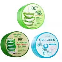 ราคา ซื้อ1แถม1 บํารุงผิว collagen เจลว่านหางจระเข้ บำรุงผิวหน้า ผิวกาย Soothing & Moisture Aloe Vera Gel อโลเวร่า ให้ความชุ่มชื้น Moisturizer (1729717647845001233)