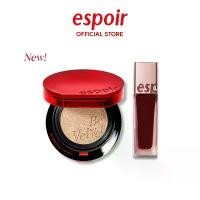 ราคา (NEW) ESPOIR BE VELVET COVER CUSHION SPF42 PA+++ 13g + ตลับรีฟิล (1+1refill) + ESPOIR COUTURE LIP TINT SHINE 8.5g (1733628620001150146)