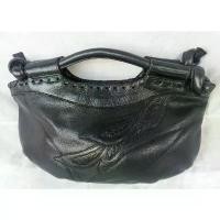 ราคา กระเป๋าถือ Ibiza leather hand tote bag หนังสีดำ สภาพดี สวย มือสองนำเข้าจากญี่ปุ่น (1734342593743062199)