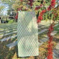 ราคา ผ้าถุงออมบุญ ลายแก้วเจ้าจอม Hand Block Printed Cotton 100% น้ำหนักเบา สัมผัสนุ่ม ใส่สบาย ไม่อึดอัด เดินนั่งสะดวก ตัดเย็บด้วยช่างฝีมือ ทรงสวยงาม (1734414352968877923)
