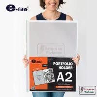 ราคา e-file PORTFOLIO HOLDER แฟ้มเก็บเอกสาร A3 / A2 แฟ้มสะสมผลงาน 750A (1732907975179666802)