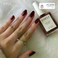 ราคา COD สีทาเล็บกึ่งเจล ยาทาเล็บ U-DELI U-698 Red Vegan Nail Polish สีทาเล็บ สีแดงเข้ม Pigmetแน่น ยาทาเล็บสีแดง สีเล็บสีไวน์ สีเล็บมะเหมี่ยว ไร้กลิ่น (1733742875567359409)