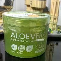 ราคา Korean 98% Aloe Vera Gel 500g Moisturizing and Soothing for Both Men and Women (1734426164102531012)
