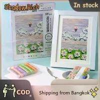 ราคา COD Shadow. rich Super soft heavy color oil painting stick set 6 colors with photo frame scraper oil painting stick special paper masking glue DIY belt tutorial (1733515441247454941)