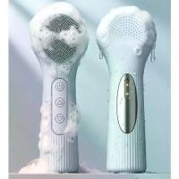 ราคา Household Handheld Ultrasonic Facial Cleansing Brush Silicone Waterproof Cleansing Brush Deep Clean Face Cleaner Skin Care Tool (1733990021332829962)