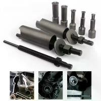 ราคา ชุดตัวดูดลูกปืนรูใน 8 ชิ้น แบบกระทุ้ง เครื่องมือถอดตลับลูกปืน แบริ่ง Bearing Remover ตัวดึงลูกปืนรถยนต์ มอเตอร์ไซค์ กล่ (1733632182442886341)