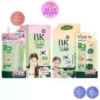 ราคา (6ซอง/กล่อง) BK Acne Clay Cica Fast Mask X7 / Clear Cica Water Gel Serum บีเค แอคเน่ เซรั่ม สิว สปอตสินค้า (1733852647161825059)