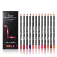 ราคา ลิปไลเนอร์กันน้ำ 12 สี 1 กล่อง เนื้อแมตต์กำมะหยี่ ไม่ซีดจาง ดินสอเขียนขอบปาก ทรงลูกบาศก์ สีติดทนนาน เหมาะสำหรับแต่งหน้าริมฝีปาก ปรับแต่งลิปไลเนอร์ อายไลเนอร์ เมลินดา อายไลเนอร์ ว (1732927224023909681)